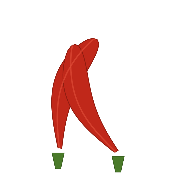 Dried red chilli